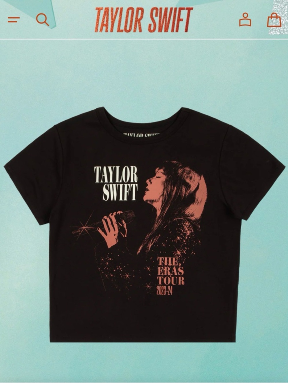 TAYLOR SWIFT | THE ERAS TOUR RED (TAYLOR'S VERSION) LIVE PHOTO BABY T-SHIRT
